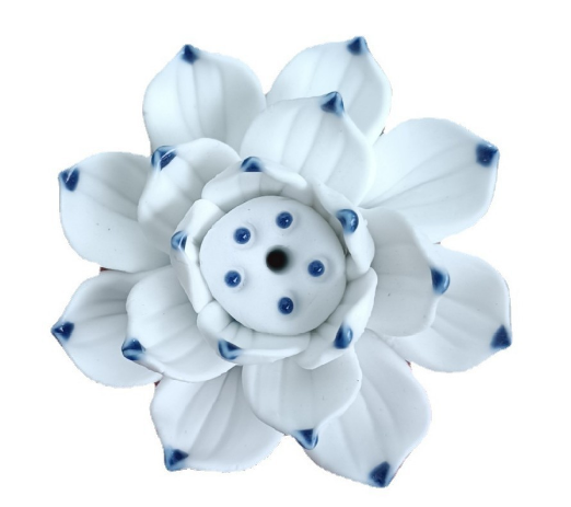 Designerski stojak na kadzidła z motywem kwiatu lotosu 22