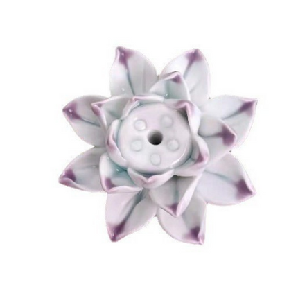 Designerski stojak na kadzidła z motywem kwiatu lotosu 2