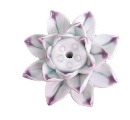 Designerski stojak na kadzidła z motywem kwiatu lotosu 9