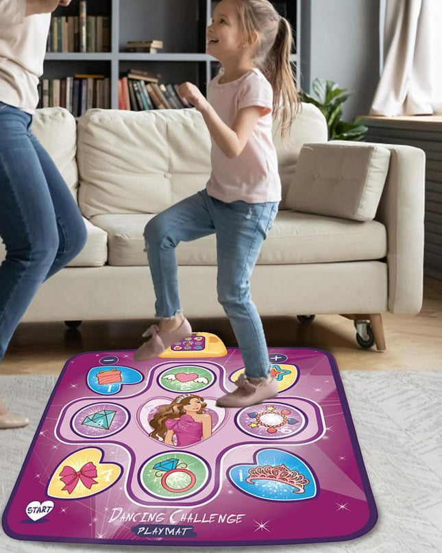 Domowa Mata Taneczna z Podświetleniem LED Aktywna Rozrywka dla Dzieci 2