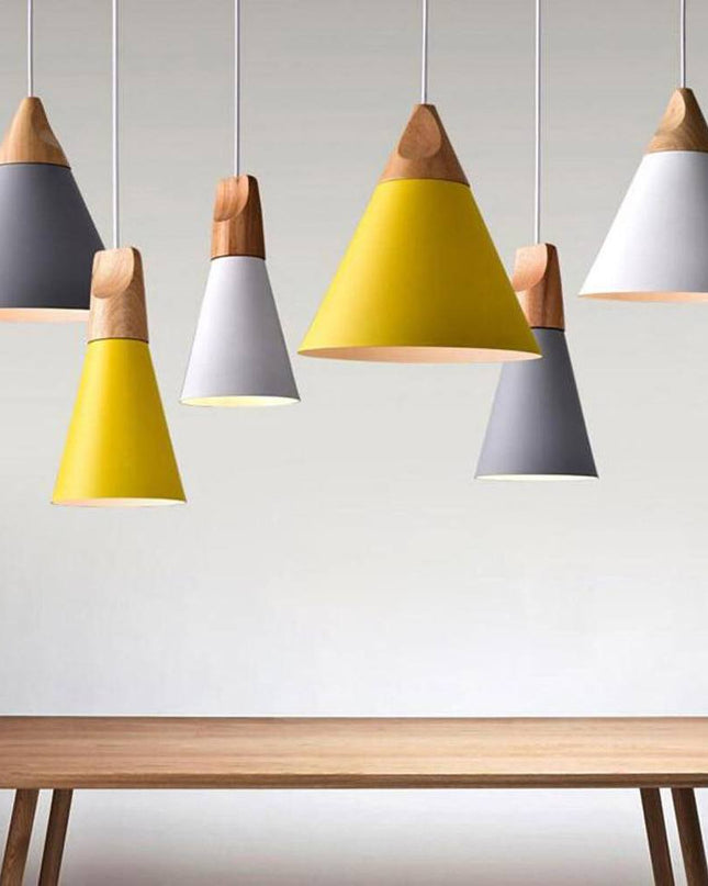 Drewniana Lampa Wisząca Bardais z Regulowanym Przewodem – Stylowy Żyrandol do Salonu i Nowoczesnych Wnętrz 1