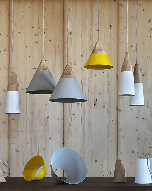 Drewniana Lampa Wisząca Bardais z Regulowanym Przewodem – Stylowy Żyrandol do Salonu i Nowoczesnych Wnętrz 2