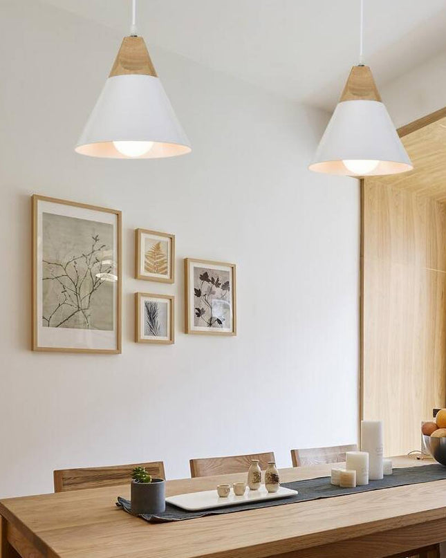 Drewniana Lampa Wisząca Bardais z Regulowanym Przewodem – Stylowy Żyrandol do Salonu i Nowoczesnych Wnętrz 3