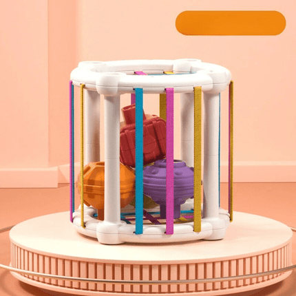 Drewniane Klocki Montessori do Nauki Kształtów 0