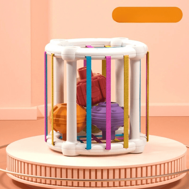 Drewniane Klocki Montessori do Nauki Kształtów 0