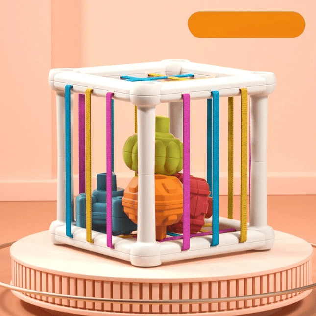 Drewniane Klocki Montessori do Nauki Kształtów 3