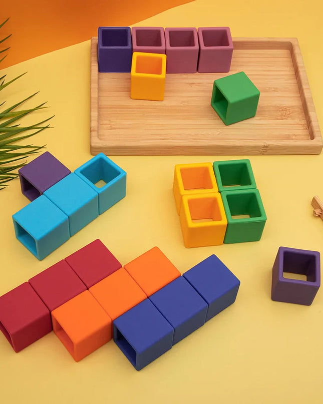 Drewniane Klocki Układanka dla Dzieci 4