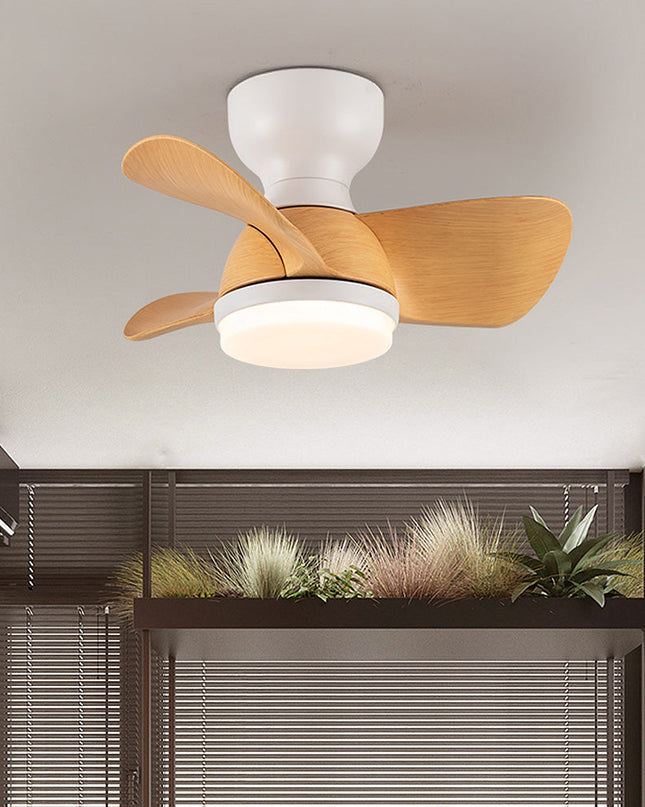 Drewniany Wentylator Sufitowy z Lampą LED – Stylowy Wiatrak Sufitowy do Sypialni z Pilotem i Regulacją Światła 10