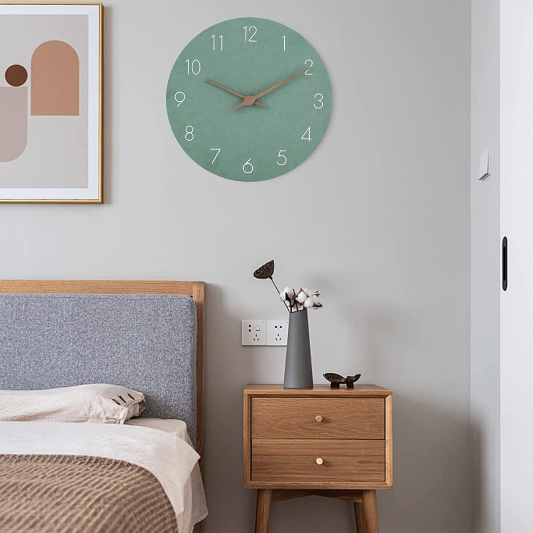 Wooden wall clock – minimalist style – elegance in a simple form – tim ...
