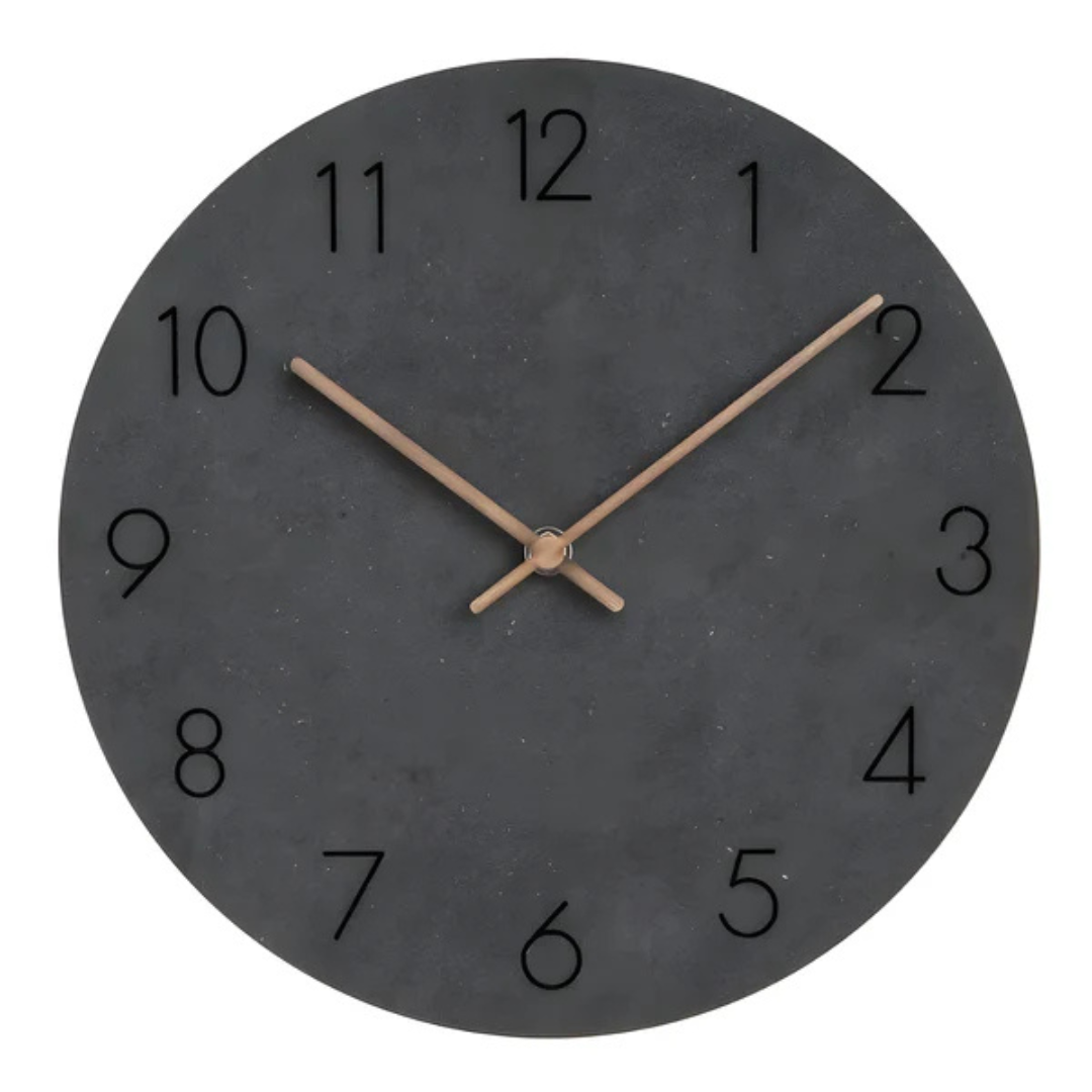 Wooden wall clock – minimalist style – elegance in a simple form – tim ...