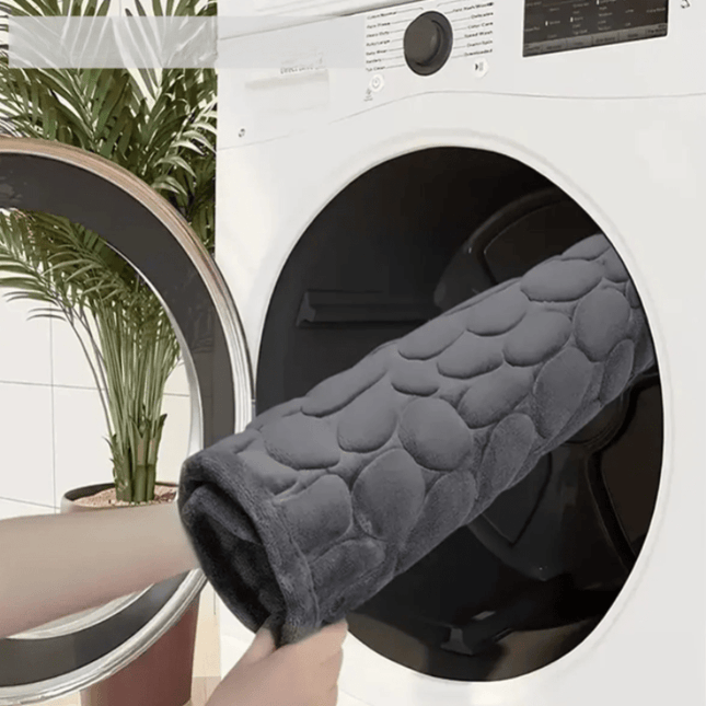 Duża Chłonna Mata Łazienkowa Antypoślizgowa – Komfortowa Mata do Łazienki z Poliesteru 2