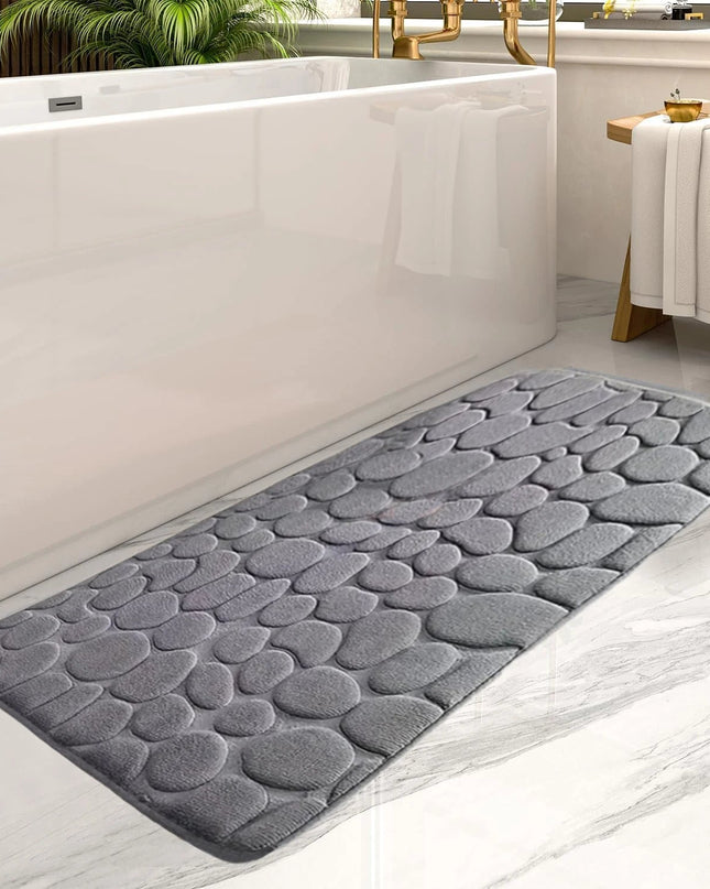 Duża Chłonna Mata Łazienkowa Antypoślizgowa – Komfortowa Mata do Łazienki z Poliesteru 3