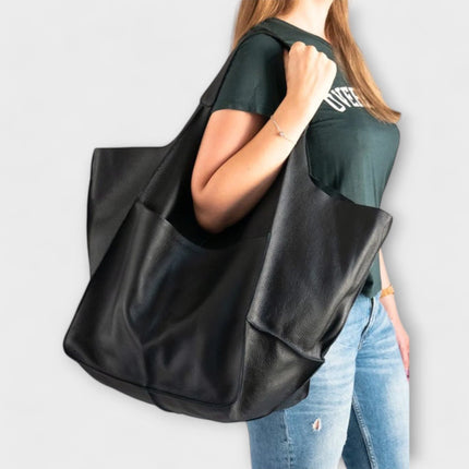 Duża torba weekendowa z wytrzymałej skóry PU o wszechstronnym designie, idealna do podróży 3