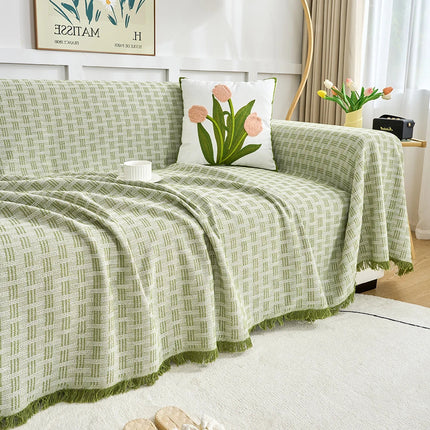 Duży Pokrowiec na Sofę z Dwustronnym Wzorem Stylowa Ochrona 8