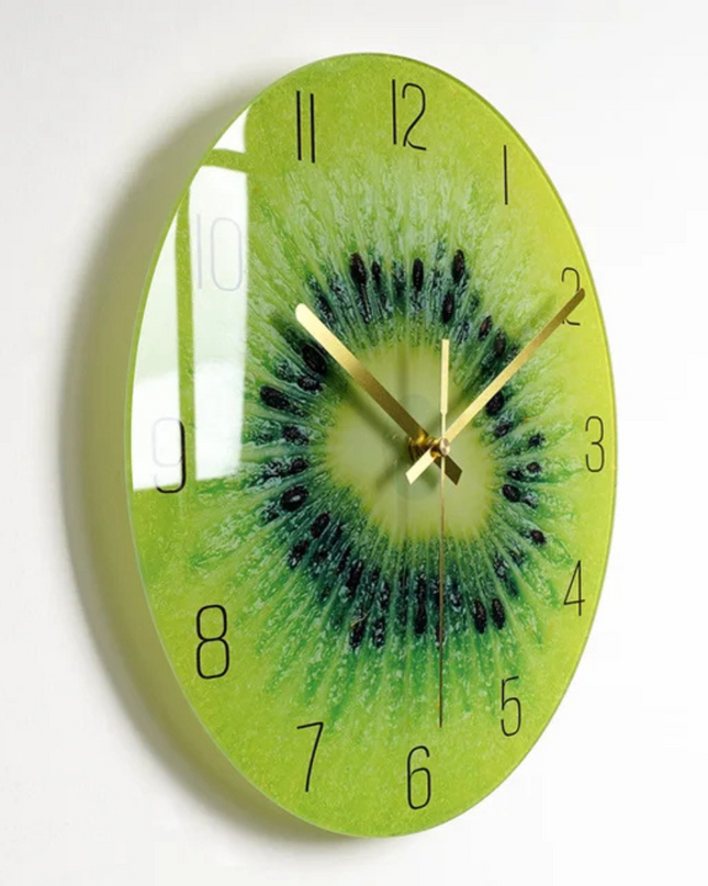 Duży Szklany Zegar Ścienny o Eleganckim Designie Luxorix 0