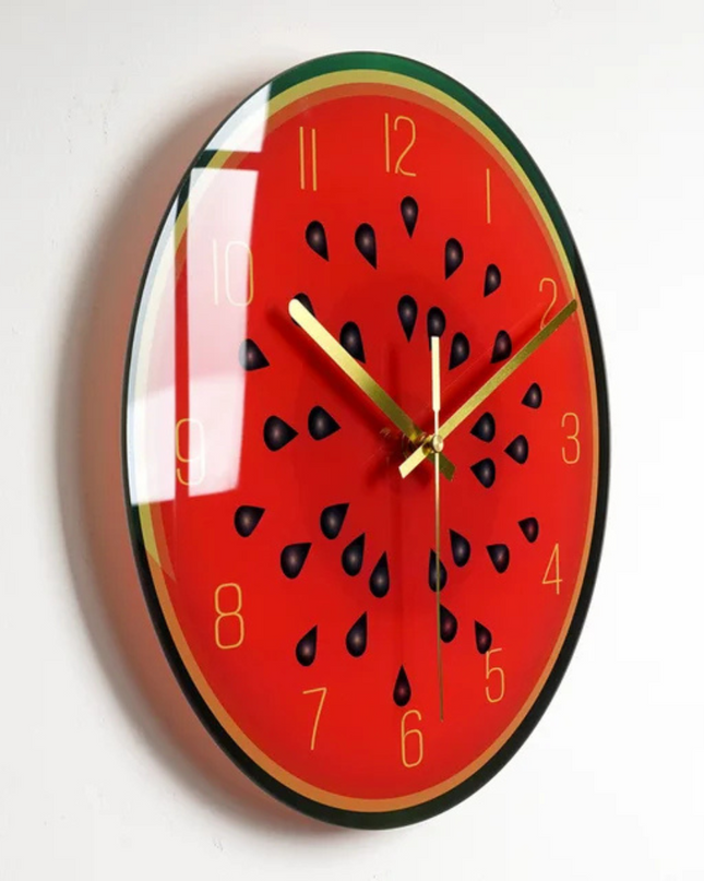 Duży Szklany Zegar Ścienny o Eleganckim Designie Luxorix 2