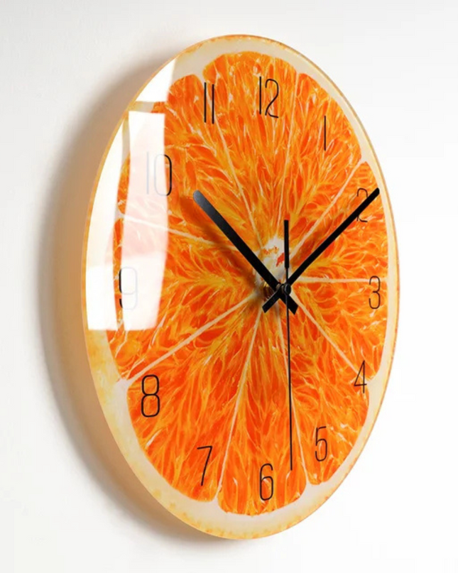 Duży Szklany Zegar Ścienny o Eleganckim Designie Luxorix 3