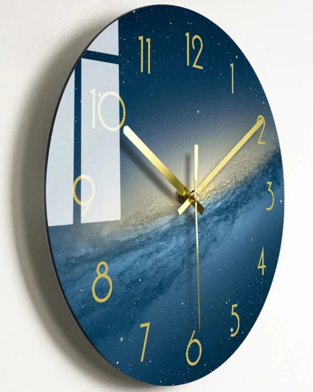 Duży Szklany Zegar Ścienny o Eleganckim Designie Luxorix 5