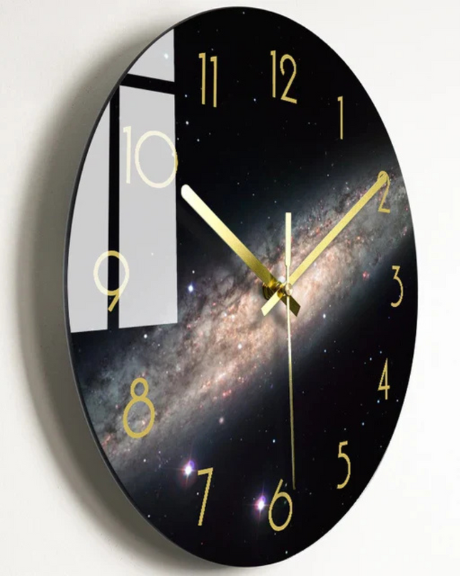 Duży Szklany Zegar Ścienny o Eleganckim Designie Luxorix 6