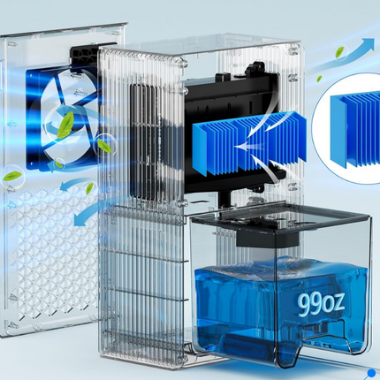 Duży osuszacz powietrza do pomieszczeń o cichej pracy i automatycznym wyłączaniu – nowoczesny design do sypialni i łazienek o powierzchni do 1000 stóp kwadratowych 2