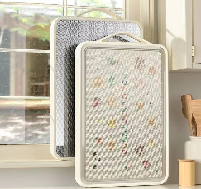 Dwustronna deska do krojenia DualPrep – jedna strona do mięsa, druga do warzyw – łatwa do czyszczenia 0