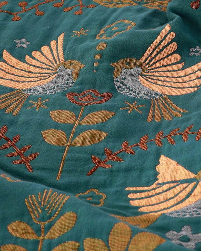 Dwustronny skandynawski kocyk dla ptaków – wysokiej jakości bawełniana tkanina z dwoma wyjątkowymi wzorami – wszechstronne zastosowanie 2