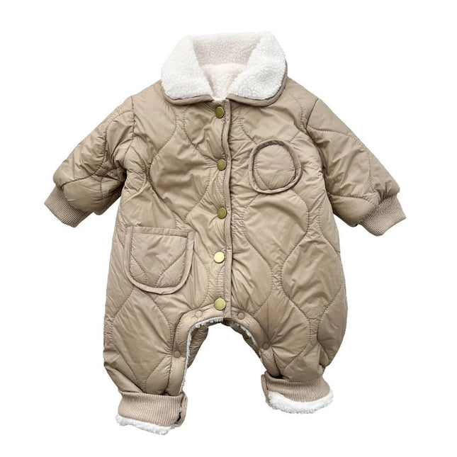 Dwustronny zimowy kombinezon dla najmłodszych 0