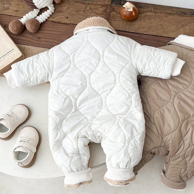 Dwustronny zimowy kombinezon dla najmłodszych 4