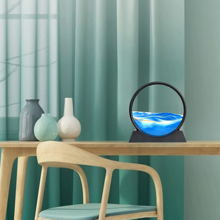 Dynamiczna Piaskowa Kompozycja Naturalne Piękno w Twoim Wnętrzu 0