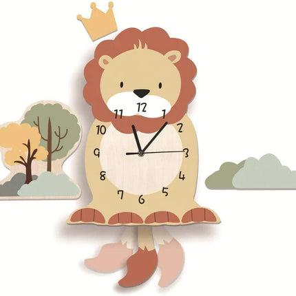 Dziecięcy Zegar Ścienny ze Zwierzętami 5