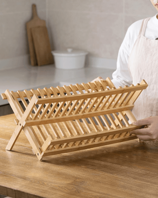 EcoDry – bambusowa suszarka do naczyń do zrównoważonej kuchni 0