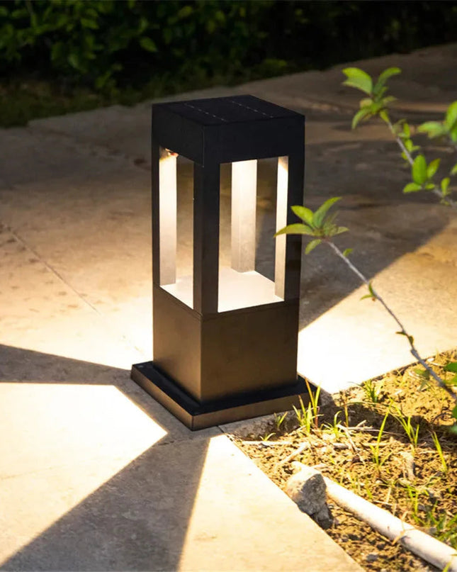 Ekologiczna Lampa Ogrodowa LED Nimbus – Wodoodporna, Słoneczna, Ciepła Biel, Nowoczesny Design do Ogródka 1