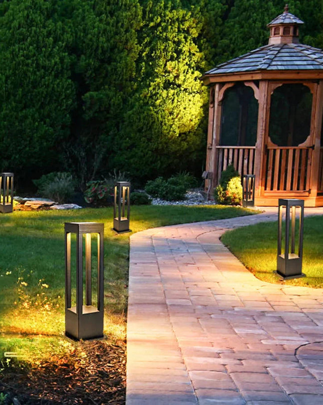 Ekologiczna Lampa Ogrodowa LED Nimbus – Wodoodporna, Słoneczna, Ciepła Biel, Nowoczesny Design do Ogródka 2