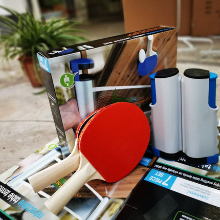 Elastyczna i regulowana siatka do tenisa stołowego zapewniająca natychmiastową zabawę w każdym miejscu 1
