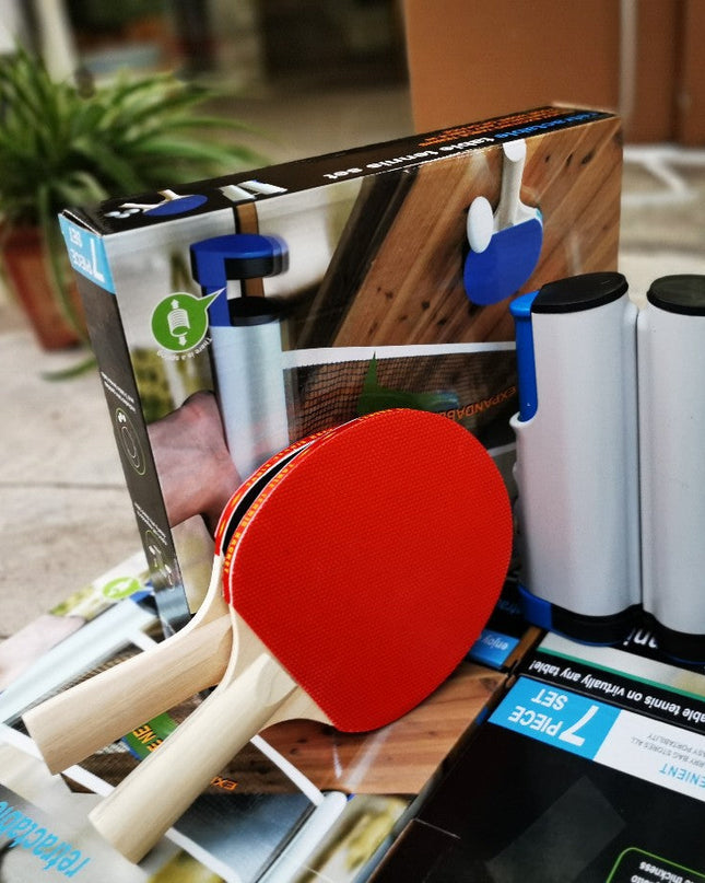 Elastyczna i regulowana siatka do tenisa stołowego zapewniająca natychmiastową zabawę w każdym miejscu 1