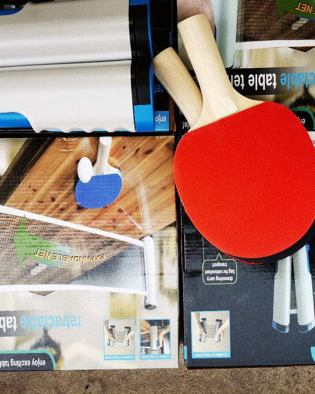 Elastyczna i regulowana siatka do tenisa stołowego zapewniająca natychmiastową zabawę w każdym miejscu 2