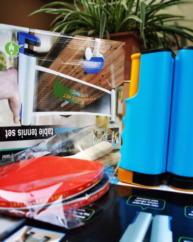 Elastyczna i regulowana siatka do tenisa stołowego zapewniająca natychmiastową zabawę w każdym miejscu 5