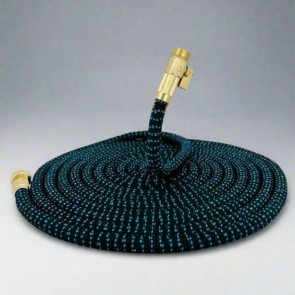 Elastyczny Wąż Ogrodowy 50FT/100FT z Wielofunkcyjną Dyszą – Lekki, Trwały Szlauf Ogrodowy, Rozszerzalny i Antyplączący 0