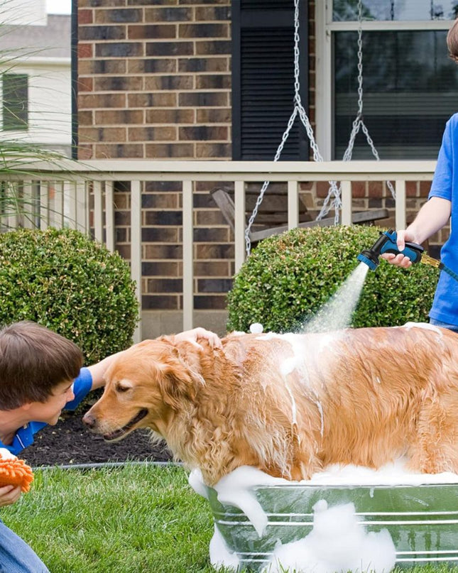 Elastyczny Wąż Ogrodowy 50FT/100FT z Wielofunkcyjną Dyszą – Lekki, Trwały Szlauf Ogrodowy, Rozszerzalny i Antyplączący 2