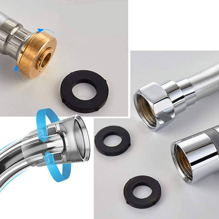 Elastyczny wąż FlexFlow – wysokiej jakości stal nierdzewna – bezproblemowa integracja z większością systemów prysznicowych 2