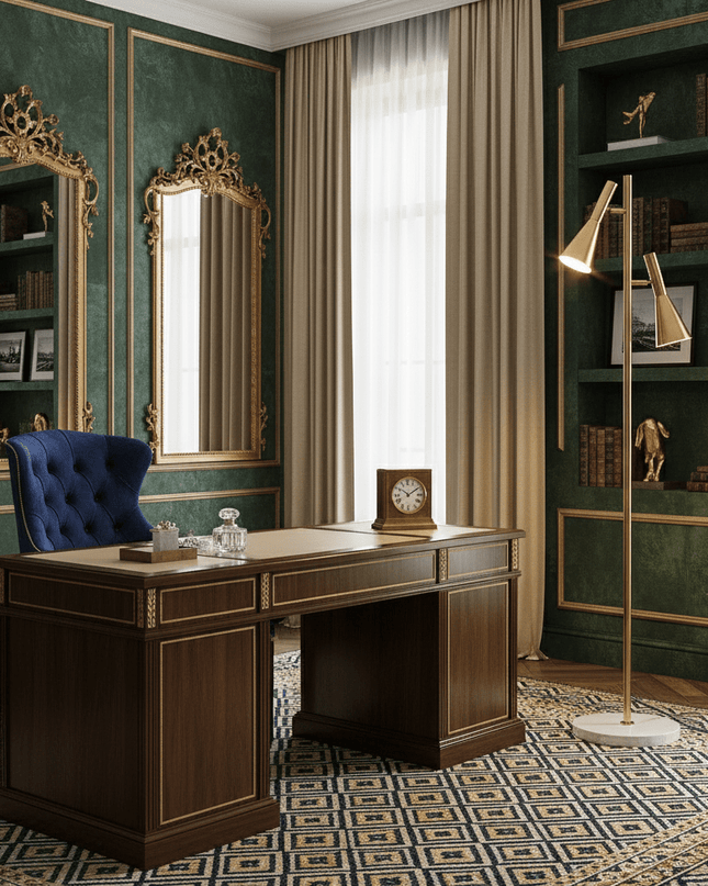 Elegancka Lampa Podłogowa z Metalu i Marmuru, Nowoczesna Stojąca Lampa do Czytania 154 cm, Idealna do Salonu i Sypialni 6