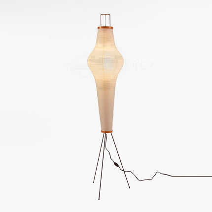 Elegancka Lampa Podłogowa z Papieru Ryżowego – Minimalistyczny Styl, Miękkie Światło do Salonów i Sypialni 10