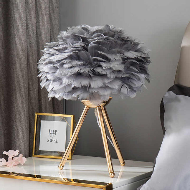Elegancka Lampa Stołowa Szklana z Funkcją Ściemniania – Nowoczesne Oświetlenie do Salonu i Sypialni 0
