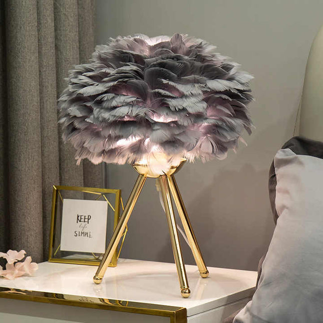 Elegancka Lampa Stołowa Szklana z Funkcją Ściemniania – Nowoczesne Oświetlenie do Salonu i Sypialni 7