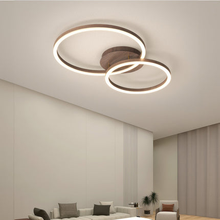 Elegancka Lampa Sufitowa LED Ring do Salonu i Sypialni – Nowoczesny Design, Energooszczędna Technologia, Wysoka Jakość 2
