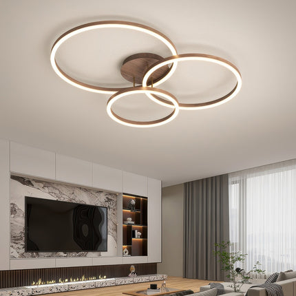 Elegancka Lampa Sufitowa LED Ring do Salonu i Sypialni – Nowoczesny Design, Energooszczędna Technologia, Wysoka Jakość 3
