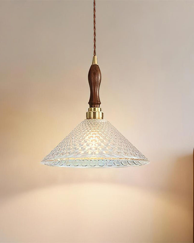 Elegancka Lampa Wisząca Vintage z Szklanym Kloszem – Niebieska, Przezroczysta, Idealna do Salonu i Nad Stół 7