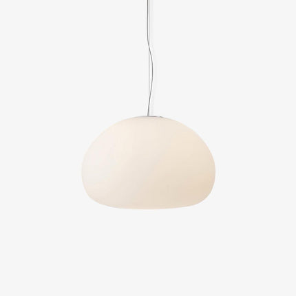 Elegancka Lampa Wisząca z Szkła – Steamed Bun, Ciepłe Światło, Regulowana Wysokość 8