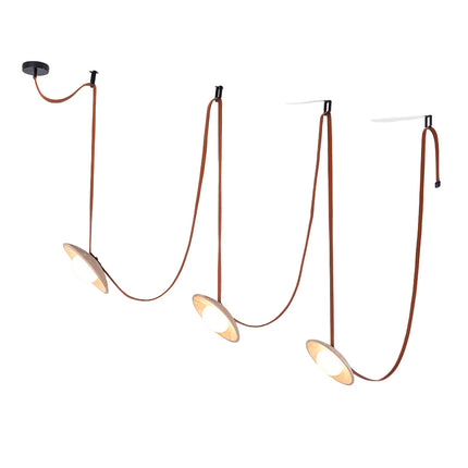 Elegancka Lampa Wisząca z Trawertynu i Szkła – Współczesna Lampa do Salonu, Idealna nad Stół, Ciepłe Światło do Przytulnych Wnętrz 1