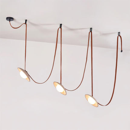 Elegancka Lampa Wisząca z Trawertynu i Szkła – Współczesna Lampa do Salonu, Idealna nad Stół, Ciepłe Światło do Przytulnych Wnętrz 2